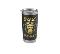 Brass Monkey Bicchiere termico in acciaio inox doppia parete