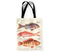 Brass Monkey Judgy Fish Canvas Tote (Tote Bag)