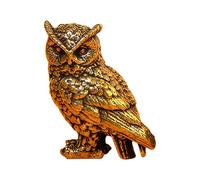 Brass Owl Door Hinge Decor - Retro Cabinet Corner Ornament & Hinge Head Topper | Vintage Copper Figurine For Dorm, Bedroom, Bookshelf, Desk, Jewelry Box, Wooden Crafts, DIY Handicrafts, Home Decoratio