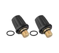 Brass Safety Valve， Compatibile con blocco di sicurezza Karcher 4.590-105.0, valvola con O-ring nero; 6.363-279. Accessorio for pulizia for pulitori a vapore(2 PACK)