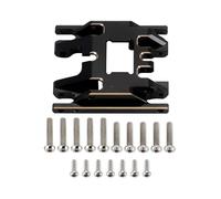 Brass Skid Plate Transmission Mount Upgrade Parte 4M-67 per 1 18 scala RC Crawler compatibile con vari modelli(Black Brass)
