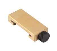 Brass Steel Ruler Positioning Block, Woodworking Measurement Tool, Accurate Marking Locator for 35mm Steel Ruler with Fixed Clamp, Essential for Precision Carpentry and DIY Project
