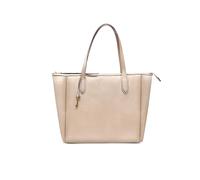 BRASS TACKS Leathercraft Borse Tote da Donna Borsa a Spalla con Tracolla Borsa Università Donna in Pelle PU con Grande Gapacità（Bianco）