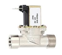 Brass Water Pressure Valve 2 - Way DC12V | Metal Plated Solenoid Valve for Inlet Systems | 0.02-0.8Mpa G1 / 2" / G1 / 4" Threads | FPD - 270A Model