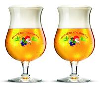 brasserie D 'achouffe bicchieri da mezza (mezza pinta con marchio CE alla linea) (set di 2)