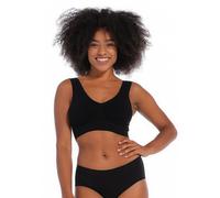 Brassière comfort in bambù Nero S Tinta unita