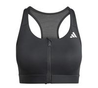 Brassiere con zip a sostegno medio donna adidas Powerreact Nero S A/B