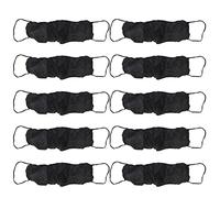 Brassiere di bellezza usa e getta Brassieres In biancheria intima Donne non tessute in tessuto Light Care traspirante Skin 10pcs (Nero)