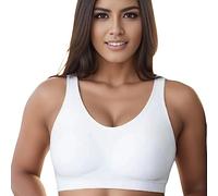 Brassiere Donna - Reggiseno a Sostegno Senza Ferretto da Donna a Compressione per Donne di Taglia Piccola e Grande da Indossare Tutti i Giorni per Esercizi e Offre Supporto per la Schiena