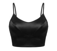 Brassiere Reggiseno Donna Raso Elasticizzato TRAMONTE Top Coppe Estraibili
