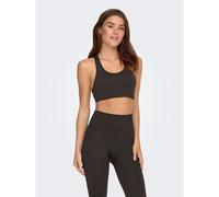 Brassiere sportivo Marrone S Tinta unita