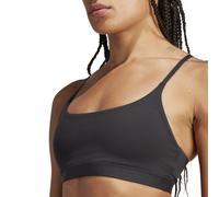 Brassiere sportivo, sostegno leggero Nero L Tinta unita