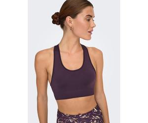 Brassiere sportivo Viola M Tinta unita