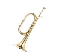 BrassTromba Corno da cavalleria per banda professionale con bocchino in ottone per chiamate per banda scolastica