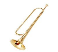 BrassTromba Modello base in oro con bocchino originale e tromba a bandiera in si bemolle