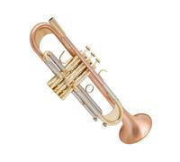 BrassTromba Nuova tromba in Sib tromba composita per strumenti in ottone placcato argento laccato oro di alta qualità(Color:Multi-colored)