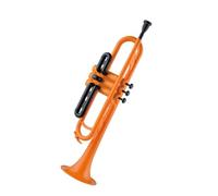 BrassTromba Strumento a tromba in plastica arancione strumento in ottone B piatto esame per principianti prestazioni professionali