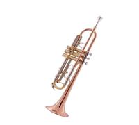 BrassTromba Strumento professionale a tromba con tubo in rame bianco con bocca a campana in bronzo fosforoso in si bemolle