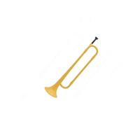 BrassTromba Tromba per giovani in Sib in plastica per giovani pionieri corno per studenti colorato strumento in ottone per principianti(Color:Yellow)