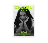 Brat-Charli XCX- Le opere d'arte per pittura a olio sono durevoli, impermeabili e facili da pulire in stanze, salotti, camere da letto, cucine e facili da montare, senza cornice, 40 x 60 cm