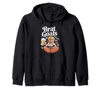Brat Goals Oktoberfest Divertente Birra Dirndl Felpa con Cappuccio
