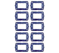 BRATEK - 10 supporti placche per interruttori bticino - Placchette interruttori luce e frutti elettrici - Supporti compatibili con placche bticino living
