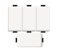 Bratek 4X Deviatore Compatibile BTicino Matix - Deviatore Unipolare Basculante x Supporti B Ticino Matix, Sostituisce AM5003 - Illuminabile con LED Aggiuntivo Non Incluso - Made in Europe