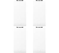 Bratek 4x Interruttore a Pulsante da Muro Bianco Compatibile Bticino Living Light e International - Sostituisce Pulsante Bticino Living Light L4005N Normalmente Aperto - Made in Europe