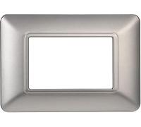 Bratek 4X Placca 3 Moduli Compatibile con Placche BTicino Matix