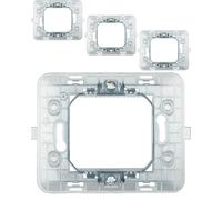 Bratek 4x Supporto 502 Compatibile con BTicino Supporto Matix 2 Moduli per Placche e Frutti della Serie Matix - Sostituisce Telaio Portafrutti BTicino 500SM2A - Made in Europe