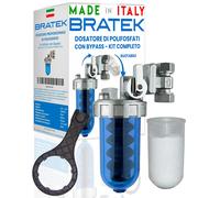 Bratek Dosatore Polifosfati per Caldaia con Ricarica e Chiave Filtro Anticalcare