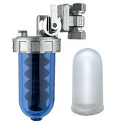 Bratek Dosatore Polifosfati per Caldaia con Ricarica e Chiave - Filtro Anticalcare per Caldaia Ruotabile da 1/2" con Bypass - Protegge Impianto Idraulico, Lavatrice e Lavastoviglie dal Calcare