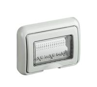 BRATEK Placca Stagna Compatibile con BTicino Matix Ip55 Grigio