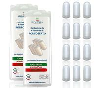 Bratek Polifosfati per Caldaia Ricarica in Cartucce Universali Made in Italy - 12 Cartucce Dosatore Polifosfati per Caldaia Compatibili con Ogni Filtro Anticalcare x Protezione Lavatrice Lavastoviglie