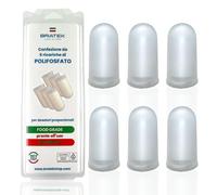 Bratek Polifosfati per Caldaia Ricarica in Cartucce Universali Made in Italy - 6 Cartucce Dosatore Polifosfati per Caldaia Compatibili con Ogni Filtro Anticalcare x Protezione Lavatrice Lavastoviglie