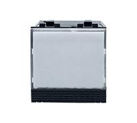 Bratek Pulsante Campanello Porta Ingresso Casa con Nome Compatibile con Bticino Living Light e Living International - Pulsante Campanello Esterno Casa da Incasso con Targa Portanome - 2 Moduli, Nero