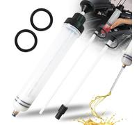 Brateuanoii 200Cc Siringa Aspira Liquidi, Pompa Manuale a Siringa, Pompa di Estrazione del Liquido, Siringa per Olio, con Tubi e Un Paio di Anelli di Gomma di Ricambio, per Liquido dei Freni