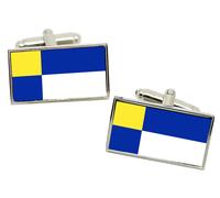 Bratislava Regione (Slovacchia) Bandiera Gemelli IN Cromata Scatola Regalo
