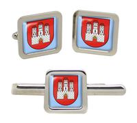 Bratislava (Slovacchia) Quadrato Gemelli E Fermacravatta Set