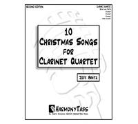 Bratz 10 Christmas Songs for Clarinet Quartet (Tascabile)
