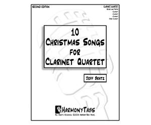 Bratz 10 Christmas Songs for Clarinet Quartet (Tascabile)