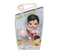 Bratz Babyz Runwayz Doll - Jade - 1 Bambola da Collezione con Abbigliamento Alla Moda, Bambola Carina con Una Collana Che Funge da Portachiavi - Giocattolo per Bambini - Età 6+