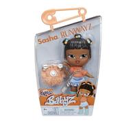 Bratz Babyz Runwayz Doll - Sasha - 1 Bambola da Collezione con Abbigliamento Alla Moda, Bambola Carina con Una Collana Che Funge da Portachiavi - Giocattolo per Bambini - Età 6+
