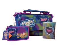 Bratz - Borsona Tracolla + Diario scuola Mini Pocket 12 mesi + Astuccio Triplo