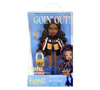 Bratz Goin' Out! Bambola - Sasha - 1 Bambola da Collezione con Accessori, Dotata di un Vestito, una Borsetta, un Paio di Occhiali da Sole e una Spazzola - Giocattolo per Bambini - Età 6+