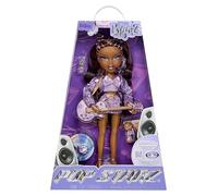 BRATZ Pop Starz Sasha - Bambola fashion con charm da collezione, outfit e accessori musicali
