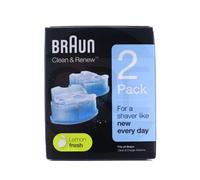 BRAUN 2 Cartucce Ricarica Stazione Pulizia Originale Rasoio Elettrico 5302 5425