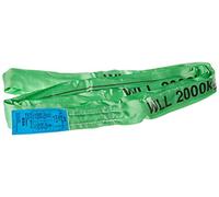 Braun 20031RS - Cinghia circolare 2000 kg, portata 3 m, infinita con anima in poliestere, colore: Verde