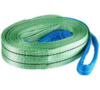 Braun 20042HB - Nastro di sollevamento 2000 kg, capacità di carico 4 m, con passanti rinforzati, colore: Verde