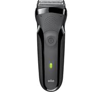 Braun Series 3 300 Rasoio Elettrico Barba, Nero/Verde Elettrico